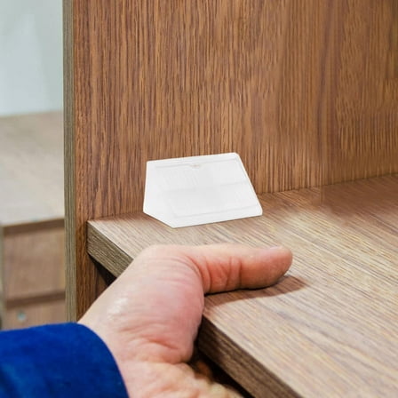 Masteelf 20pcs Corner Brace Plastic Braces Angle Bracket for Shelves Wood Furniture Cabinet Chair Drawer Tables Dresser Closet