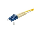thumbnail image 2 of Monoprice Fiber Optic Cable - 3 Meter - Yellow | LC to LC, 9/125 Type, Single Mode, Duplex, 2 of 6