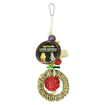 Komodo Circle Bird Toy with Hook for Bird Cage