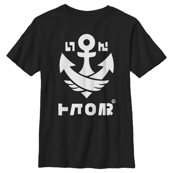 Boy's Nintendo Splat Badge Graphic Tee Black X Small