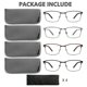 thumbnail image 4 of Gafas de lectura mrbobmslee, con bloqueo de luz azul, paquete de 4 unidades, 2, 4 of 5