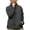 Black, variant on Women's Jacket Lightweight Waterproof Rain Outdoor Hooded Windbreaker Zipper Blouse with Pocket (Orange,L)