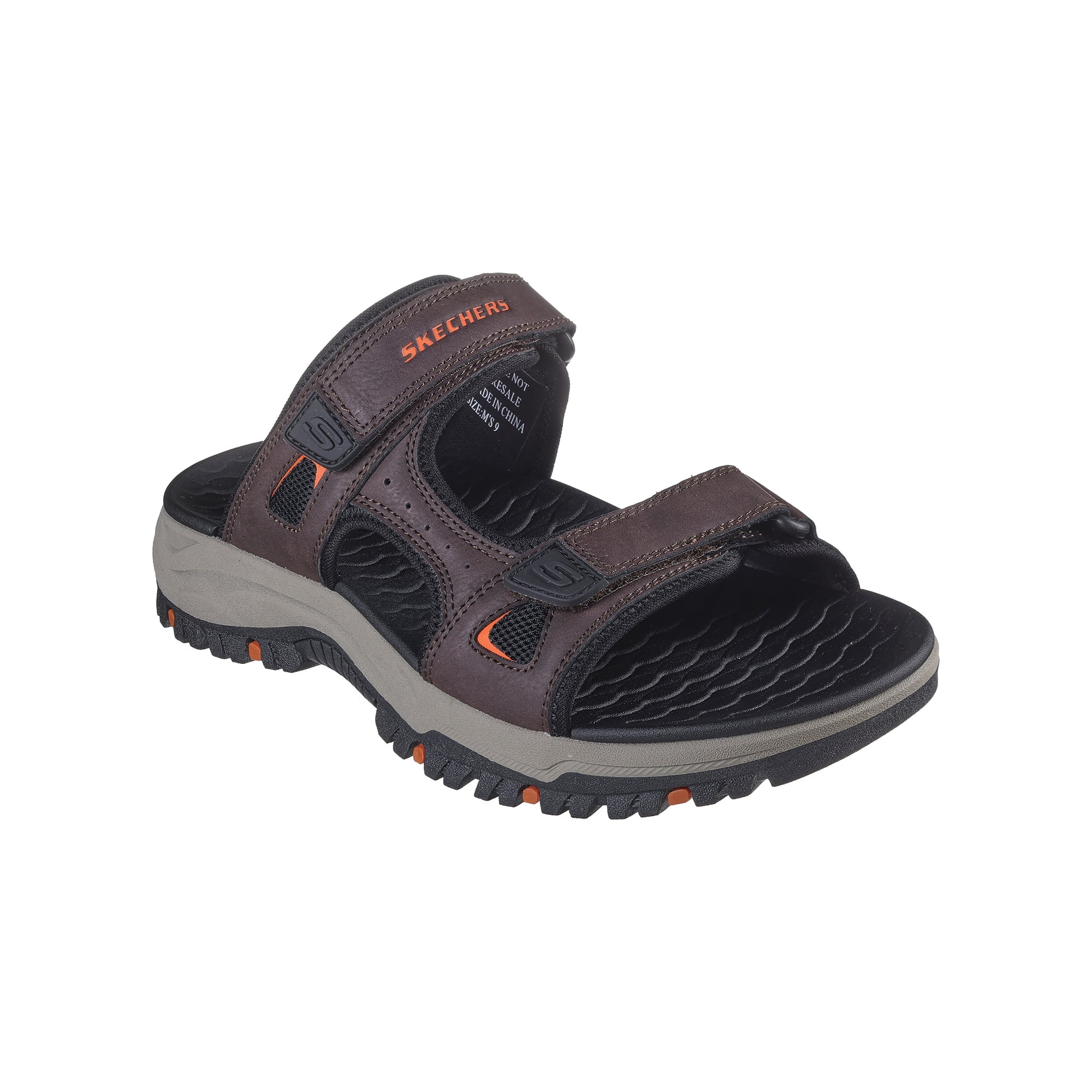 Skechers Relaxed Fit Prewitt Regdon Men\'s size 12 Black Strapped Sandals Trail Skechers men main image 3