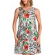 thumbnail image 1 of Fotbe Roses Mixed Zebra 1 Vestido de Verano sin Mangas para Mujer – Vestido Midi Línea A, Estilo Camiseta Floral, Vestido Playero Casual y Fluido, 1 of 7