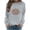 Gray #2, variant on Luivaraty Sweatshirt for Women Crew Neck Fall Outfits Tops Casual Losse Long Sleeve Halloween Rhinestone Spooky Season Graphic Sweatshirt, S-2XL