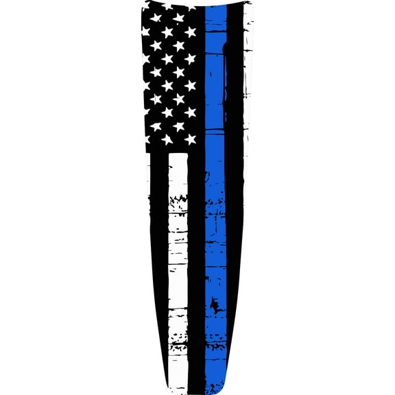 Kustom Cycle Parts Blue Line American Flag Plastic Dash Panel Console Insert! Compatible with 2024 Harley Davidson Street Glides & Road Glides 2023 CVO (Blue Line Flag)