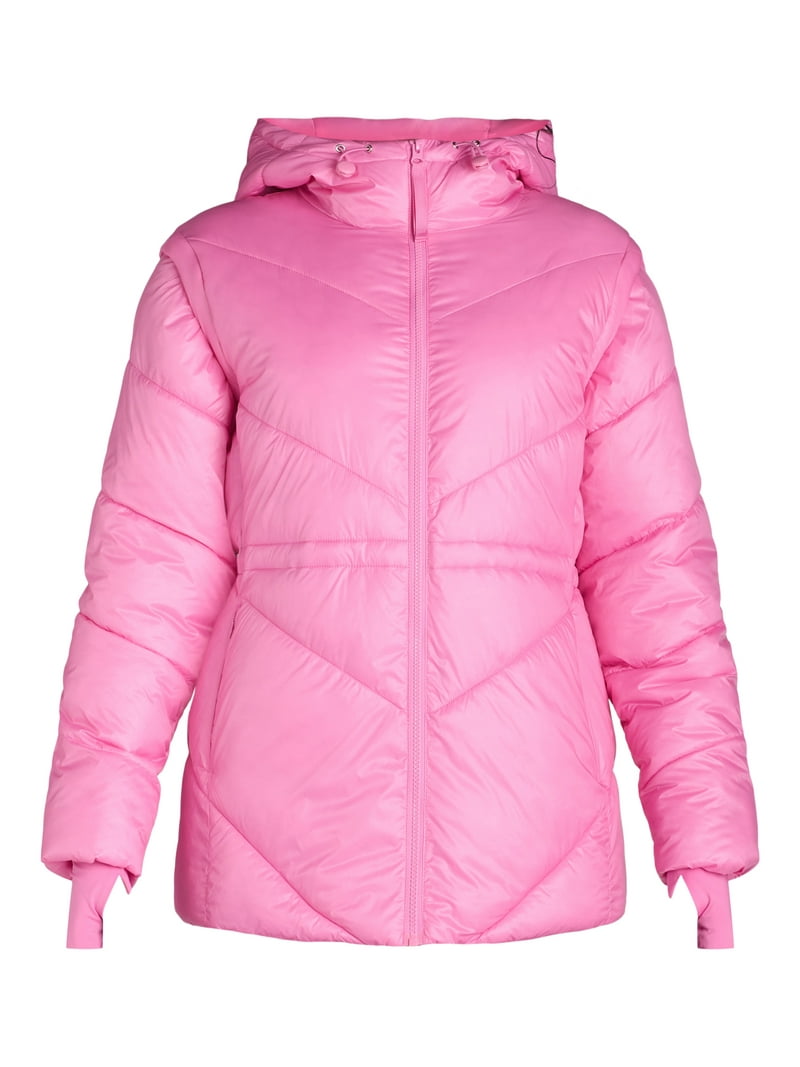 Ozark Trail Women's Convertible Insulated Puffer Jacket