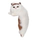 thumbnail image 5 of Estatua de gato de piel sintética, gato de piel sintética de simulación Figura de gato de piel sintética Estatua de gato peludo simulada Rendimiento inigualable, 5 of 5