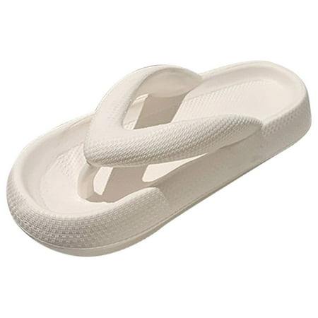 

Juejuezi Womens Sandals Clearance Sale Flip-flops Women s Summer Loose Thick Bottom EVA High Elastic Rubber And Plastic Leisure Beach Flip-flops