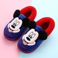 thumbnail image 1 of Envío directo de una pieza 121647, bolso de zapatillas de algodón para niños con dibujos animados de Mickey, zapatos de algodón para interiores para niños pequeños, medianos y grandes en invierno, 1 of 5