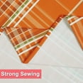 thumbnail image 6 of Autumn Fall Tablecloth for Thanksgiving, Gingham Buffalo Plaid Table Cloth, Checkered Waterproof Spillproof Table Cover for Dinner Kitchen Party Holiday Decor, Yellow Orange, Rectangle 60 x 84 Inch, 6 of 6