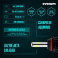 thumbnail image 4 of Luces Led para Auto - EVOLUM - Modelo Monster 12,500 lúmenes - Resistencia al Agua - Haz de luz Perfecto: Luz Blanca, 4 of 6