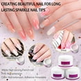 thumbnail image 2 of Reflective Glitter Gel Nail Polish Kit,Shimmery Nail Phototherapy Gel Combo Set,Sparkly Shiny Gel Nail Art Manicure Kit,With 200 Nail Tablets-12 Color Glitter-About 1000 Colored Diamond Grains, 2 of 8