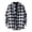 White, variant on Plaid Shirts for Men Long Sleeve, Casual Tops Button Down Shirt, Red