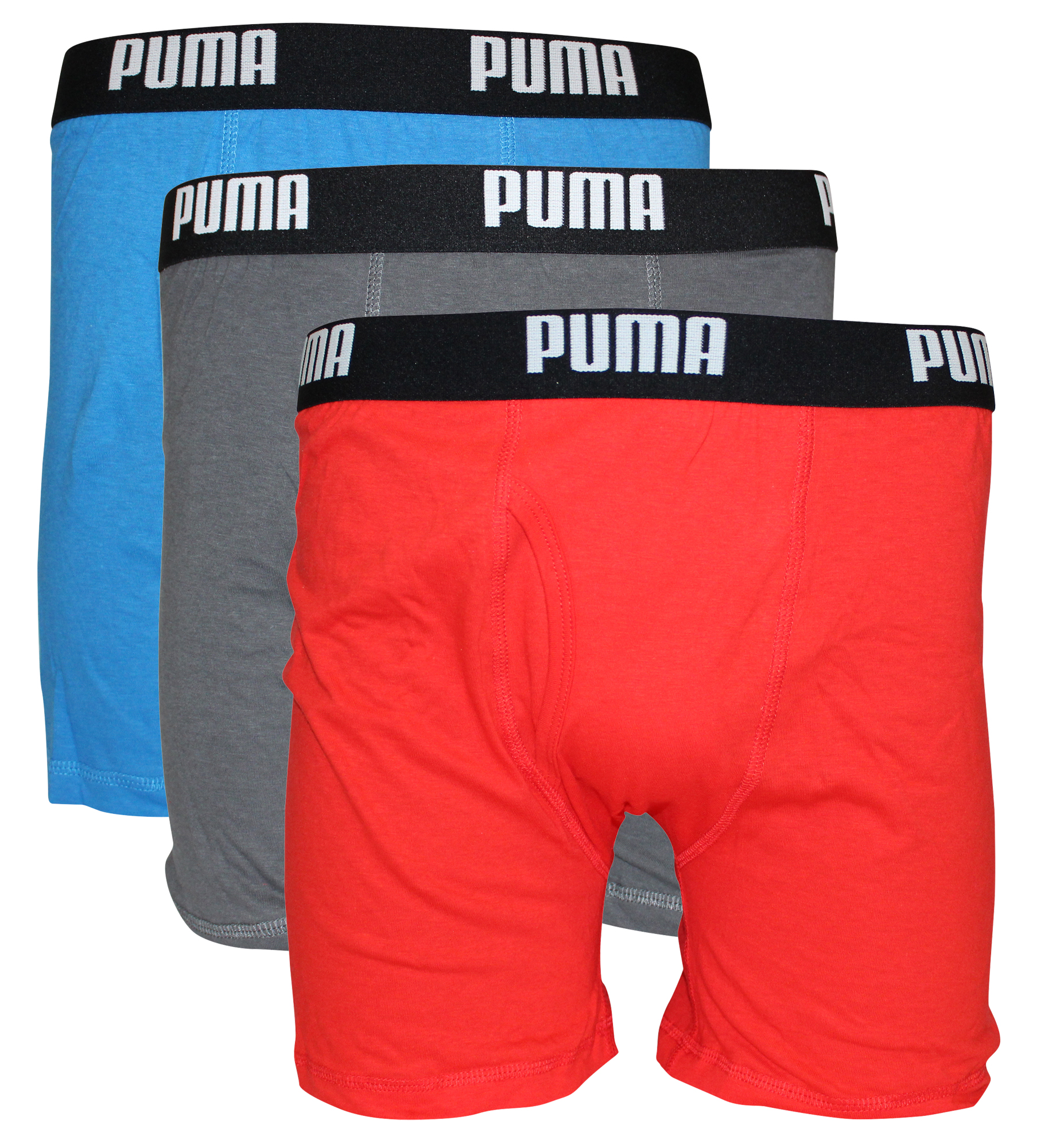PUMA - PUMA Men's 3 Pack Cotton Boxer Briefs - Walmart.com - Walmart.com