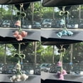 thumbnail image 3 of Campanula Flower Hand-woven Car Pendant/Car Mirror Hanging Accessories/four-color Optional, 3 of 4