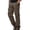 Coffee, variant on Men's Camo Cargo Pants with 8 Pockets Cotton Cargo Work Pants (No Belt) Camouflage 30