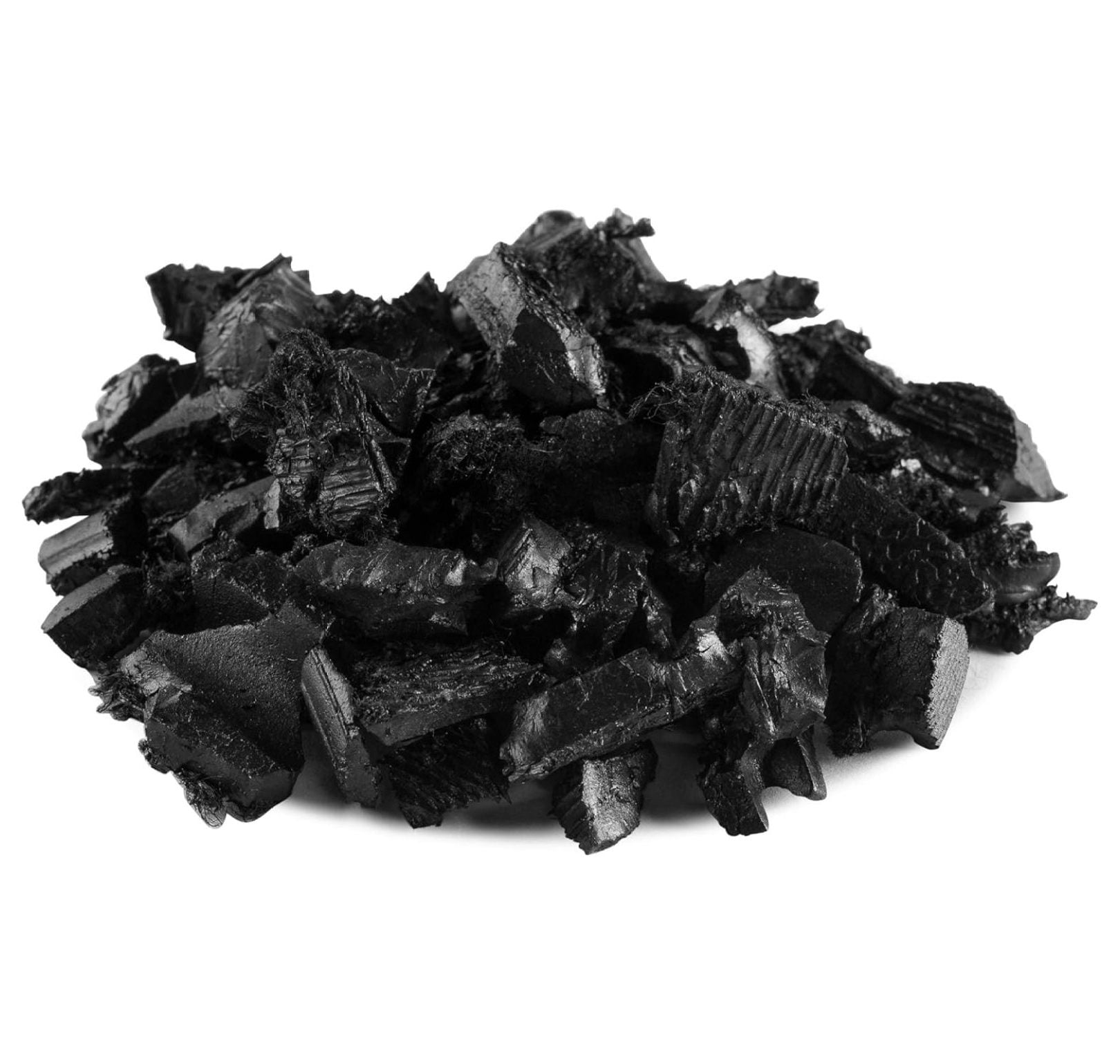 Rubber Mulch Nuggets Protective Flooring for Playgrounds, Swing-Sets, Play Areas, and Landscaping (40 LBS - 1.55 CU. FT., Black)