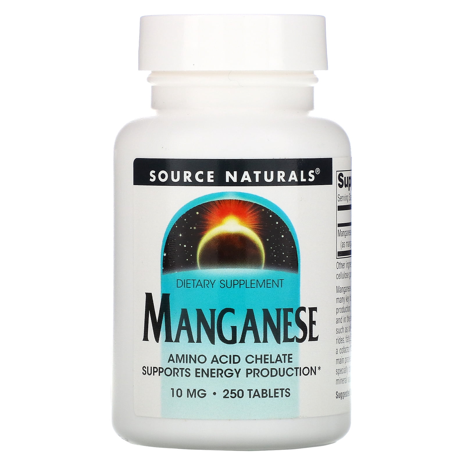 Source Naturals Source Naturals Manganese, 250 ea