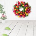 thumbnail image 5 of NUOLUX Door Wreaths Wreath Spring Front Outdoor Summer Decorations Decorative Artificial Floral Country Outside Seasonal, 5 of 6