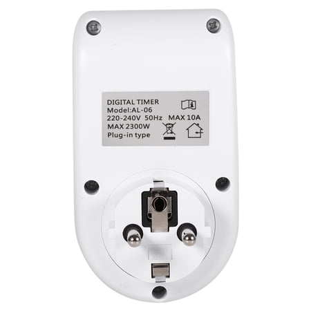 Timer Control Multifunctional Practical Multi-Functional Timer Plug, Energy-Saving 1Pc 220V Timer ...