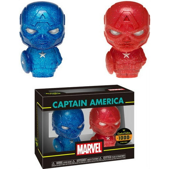 FUNKO HIKARI XS: Marvel - Captain American 2PK (Red & Blue)