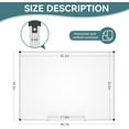 thumbnail image 2 of Magnetic Dry Erase Whiteboard - 46 x 33 Inch White Board - 4 x 3 Large Wall-Mounted Board with Silver Aluminum Frame, 1 Magnetic Eraser, 2 Pens, Detachable Marker Tray, 6 Magnets, 2 of 9