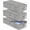 Grey-3 Pack, variant on Under Bed Storage Container Bins 2 Pack, 5 Inch Thin Low Profile Underbed Clothes Storage Organizer for Dorm & , Use for Blanket and  Storage Box W/ Sturdy Bottom/Sides, Foldable Thick Fabric