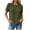 *Army Green, variant on VBVC Women's Waffle Summer Short Sleeve Top , Ladies' Crew Neck Casual Blouse , Back Button Down T-Shirt For Women,Army Green,S-2XL
