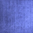 thumbnail image 1 of Ahgly Company Indoor Square Oriental Blue Industrial Area Rugs, 6' Square, 1 of 4