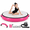 Pink, variant on Green Air Spot Inflatable Gymnastics Tumble Track Mat with Electric Pump