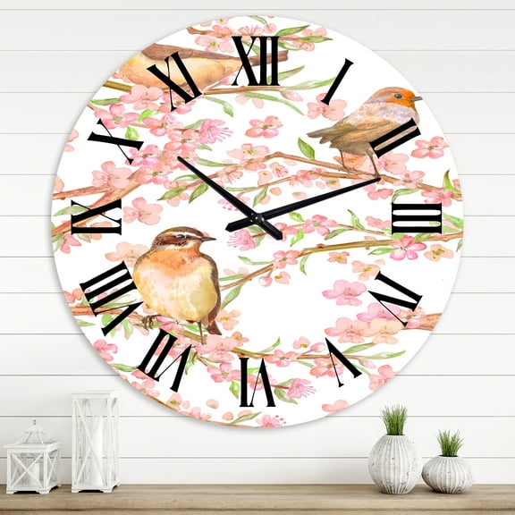 Designart 1 in Quartz Traditional Wall Clock