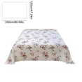 thumbnail image 3 of huayou Romantic Rose Floral Print Soft Flat Bed Sheet 90.55x47.24 Inch Easy Care Mattress Cover for Bedroom Home Decoration, 3 of 6