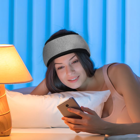 Healifty Soundproofing Ear Muffs For Sleeping Comfortable Wear Grey 1 Set For Travel Home