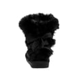 thumbnail image 3 of Josmo Girls Classic Simple Faux Fur Cozy Winter Boots - Black, 8, 3 of 5