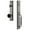 Antique Pewter, variant on Grandeur 5th Avenue Single Cylinder Handleset with C Grip and Coventry Knob