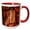 Red/White, variant on 3drose, Golden Age Technologies - Hurdy-gurdy or Lira Tedesca. Stylized Photo, 11oz Mug