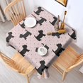 thumbnail image 2 of Scottish Terrier Square Tablecloth,Waterproof Square Table Cover,Wipeable Spillproof Washable Table Cover for Home Kitchen Party Decor 42"X42"(107x107cm), 2 of 6