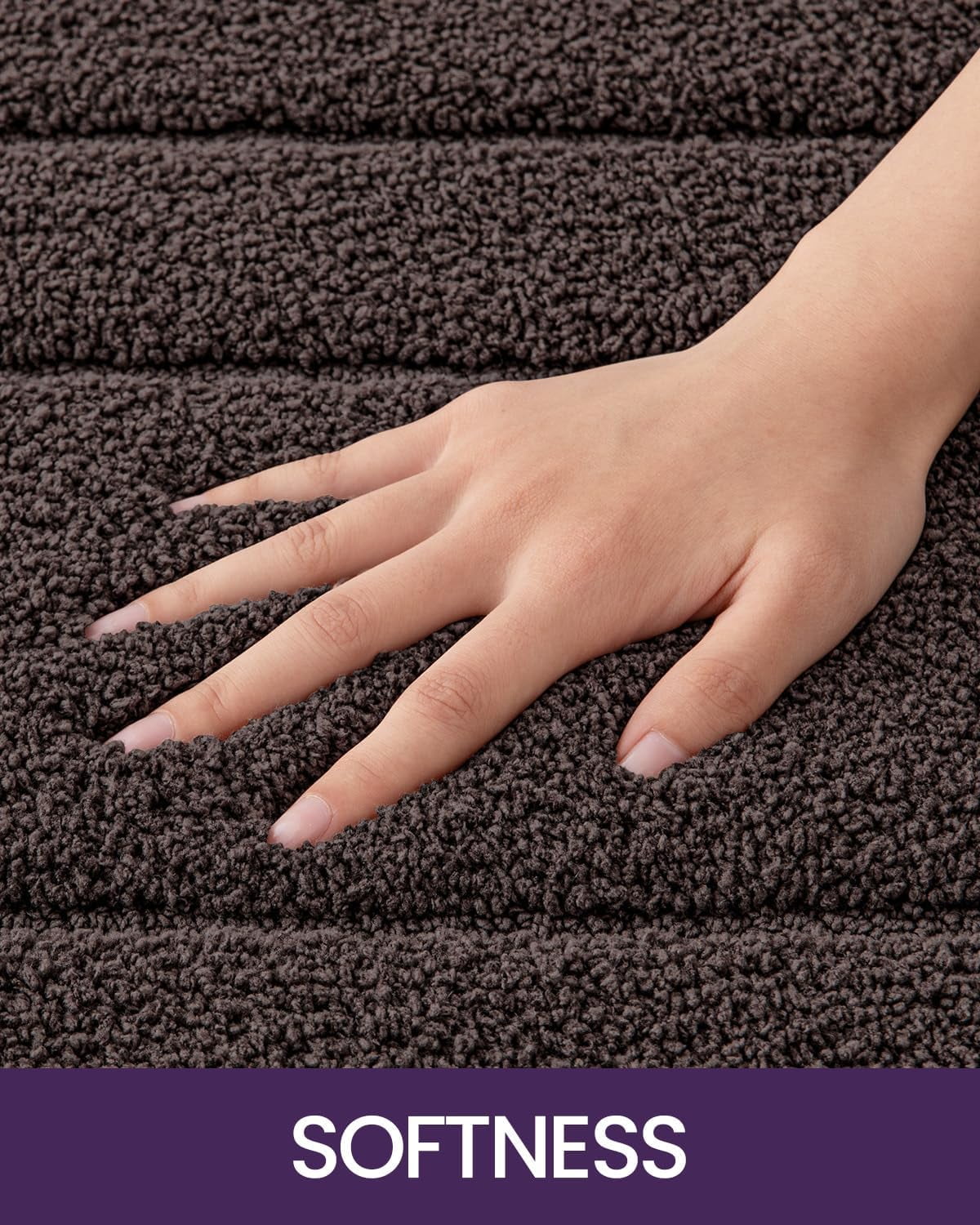 Bathroom Rug Mat, Extra Soft Absorbent Premium Bath Rug, Non-Slip Comfortable Bath Mat, Carpet for Tub, Shower, Bath Room, Machine Washable