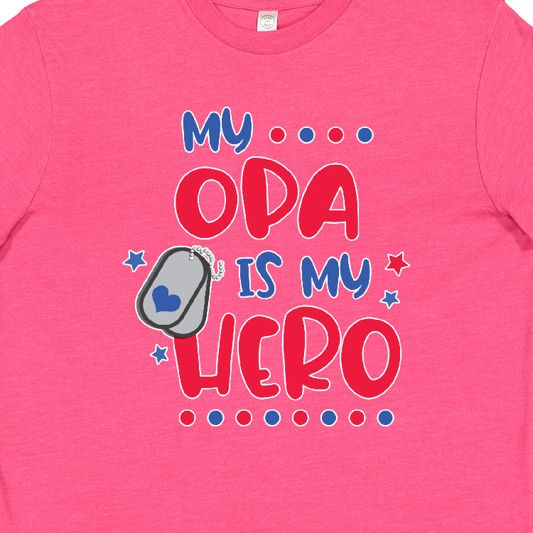 Inktastic Memorial Day My Opa is My Hero Youth T-Shirt - image 3 of 4
