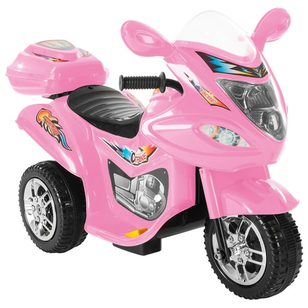 RideOn Toy Trike MotorcycleBattery Operated Electric Tricycle by Lil