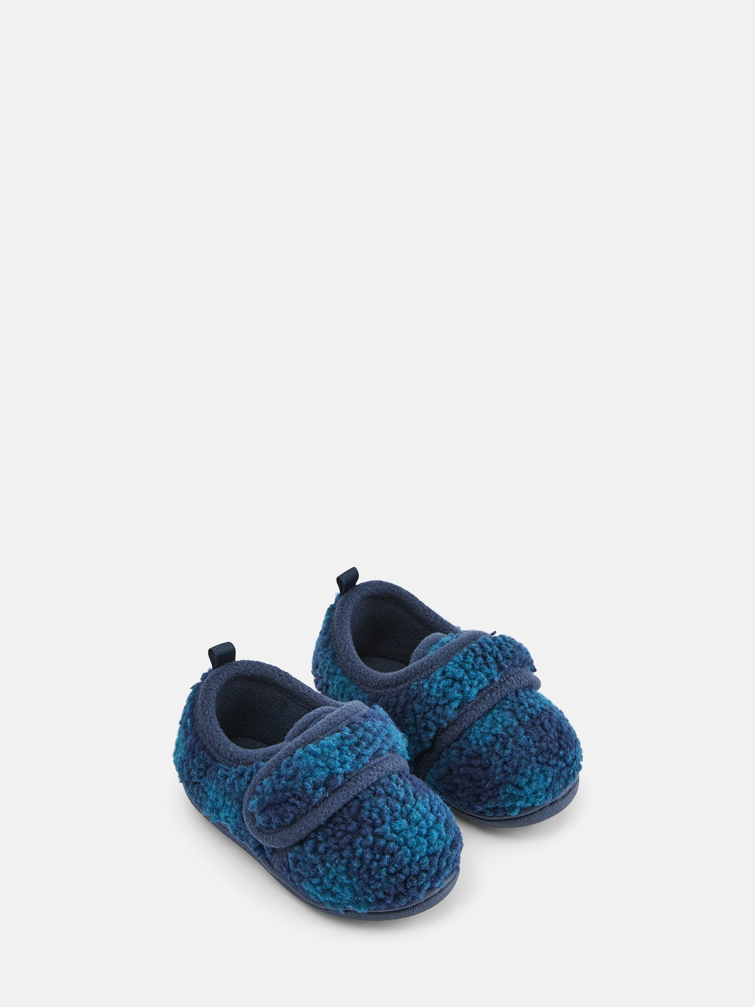 Wonder Nation Baby and Toddler Boys Embroidered Slippers
