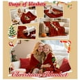 thumbnail image 6 of JLFNYA Christmas Blanket, 40" x 52" Christmas Throw Blanket, Christmas Blankets, Christmas Print Blanket, Comfortable and Soft Flannel Blanket, Suitable for Sofa Decoration, Christmas Gifts for Women, 6 of 7