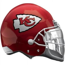 Anagram Kansas City Chiefs Party 24" Football Helmet Foil Super Shape Balloon, Red White