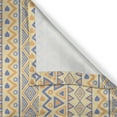 thumbnail image 6 of Ambesonne Indie Grommet Curtain, Stripes, 50" x 54", Yellow Blue, 6 of 6