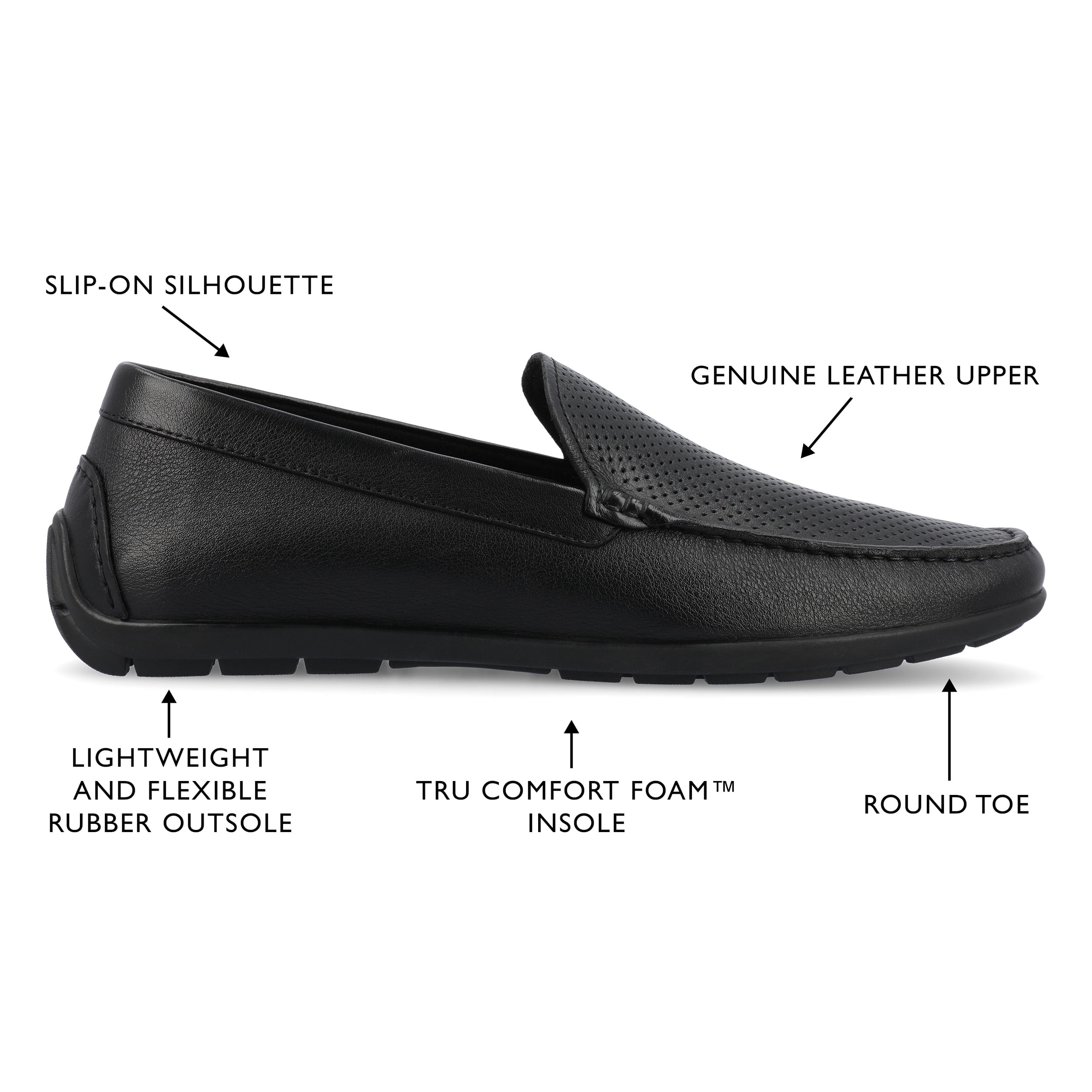 Thomas & Vine Mens Jaden Tru Comfort Foam Moc Toe Slip-on  display picture 3