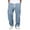 Blue, variant on Men’s Casual Loose Fit Waffle Knit Cargo Pants with Drawstring Waist and Multiple Pockets for Everyday Wear