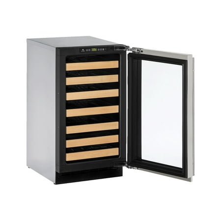 U-Line - Wine Captain 31-Bottle Built-In Wine Cooler - Stainless Steel
