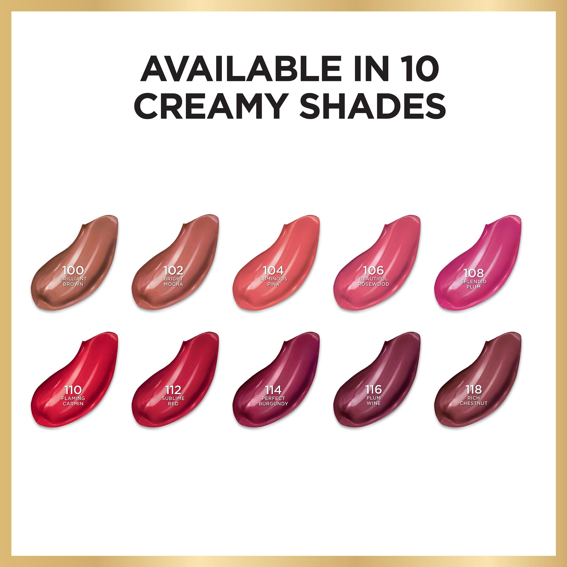 L'Oreal Paris Age Perfect Luminous Hydrating Lipstick and Nourishing Serum, Perfect Burgundy