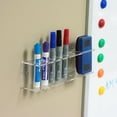thumbnail image 2 of MyGift 6-Slot Clear Acrylic Wall Mountable Dry Erase Marker w/ Eraser Holder Rack, 2 of 6